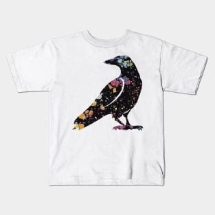 Rainbow Raven Kids T-Shirt